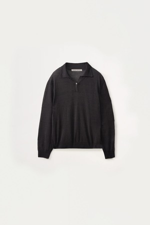 [NOTHING WRITTEN] Carrel collar knit (Smoke gray) 正規品 韓国ブランド 韓国通販 韓国代行 韓国ファッション ナッシングリトゥン 日本 店舗
