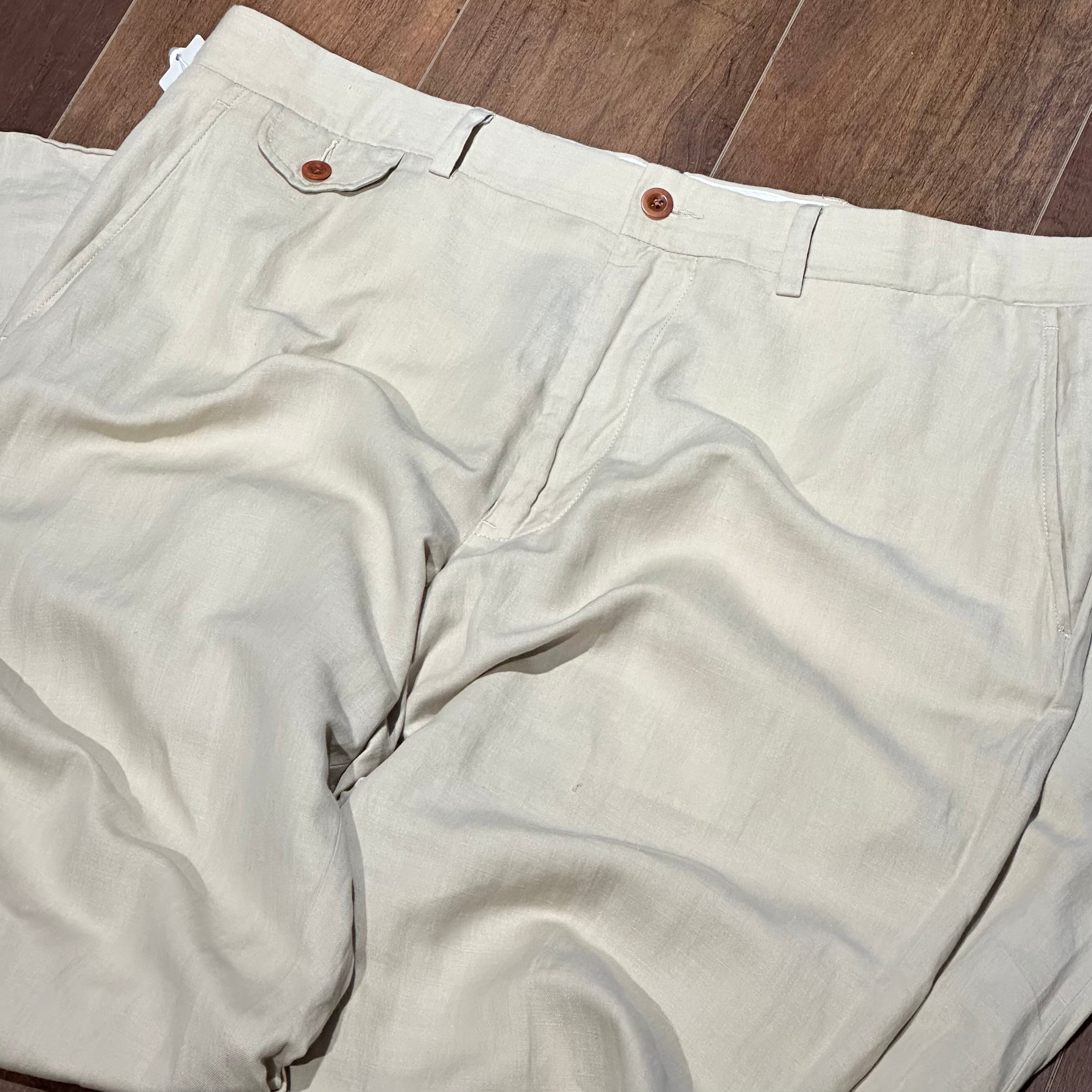 ｼﾙｸﾘﾈﾝ‼︎】Polo Ralph Lauren Slacks “Linen×Silk×Cotton” | 下北沢