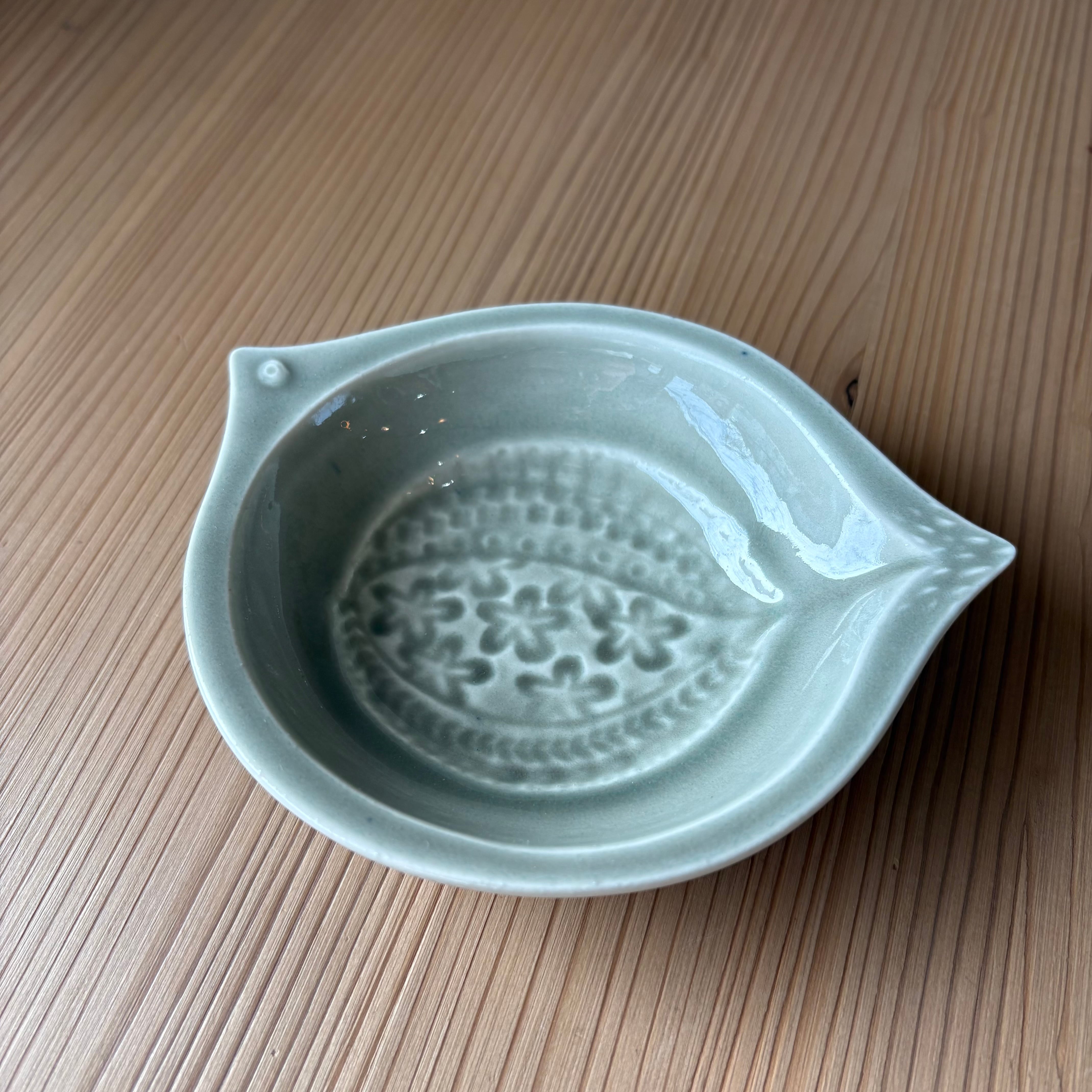 フォレストグリーン 小鳥皿 | kando