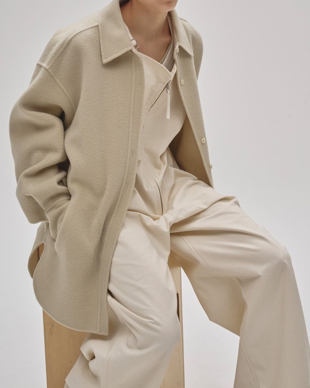 1点のみ 即納【TODAYFUL】WOOL SHIRTS JACKET 38 TODAYFUL(トゥデイフル) Wool Shirts Jacket | サウスオレンジ｜メンズ