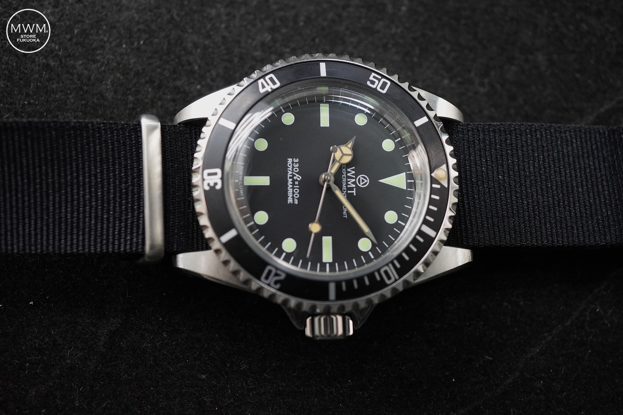 WMT Royal Marine Green Lume with Nylon Strap  by MWM