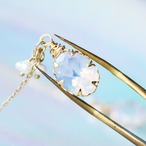 Reginaピアス（ラベンダークォーツ）