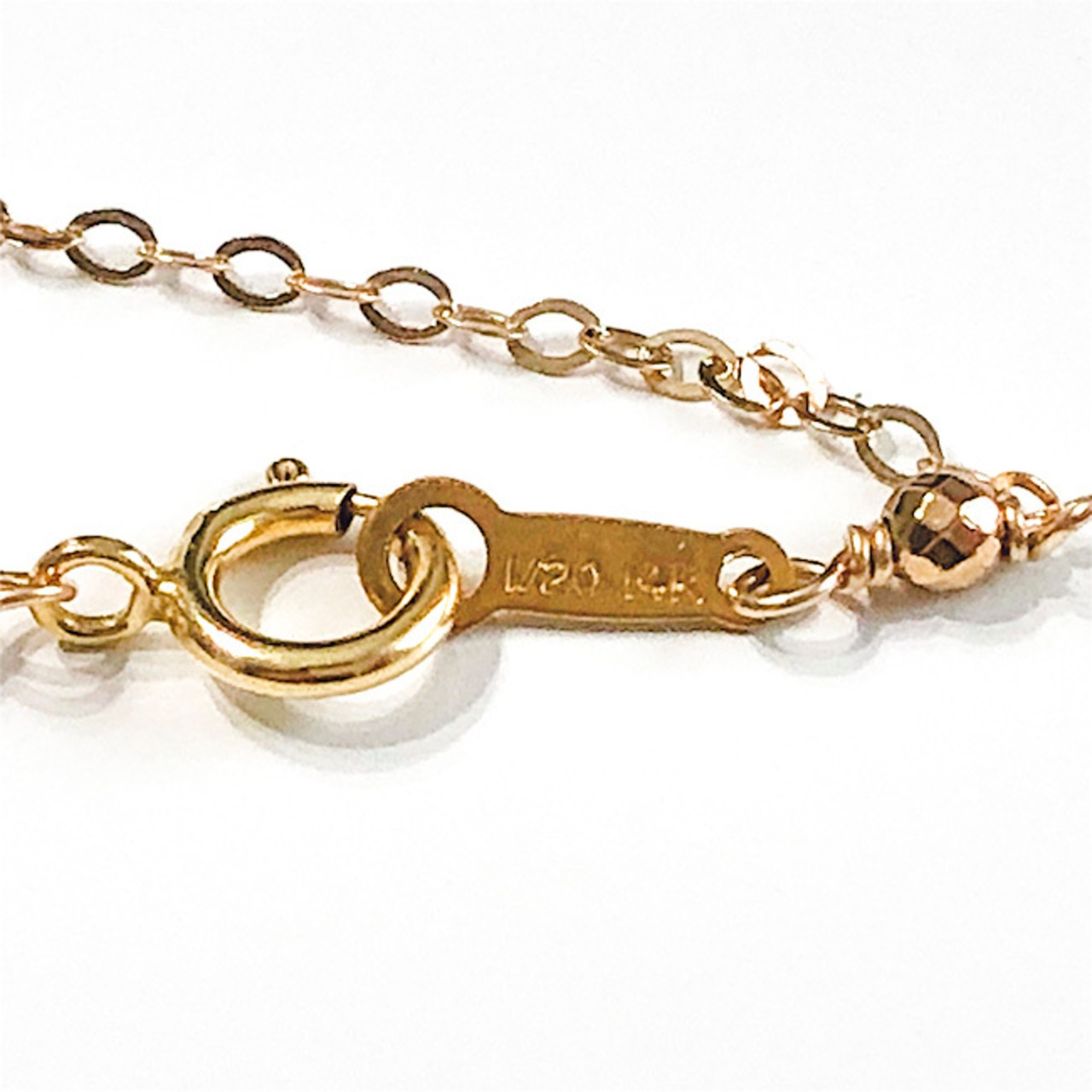 胸元で輝くパール！ 淡水パールK14gfチェーンネックレス ne1109