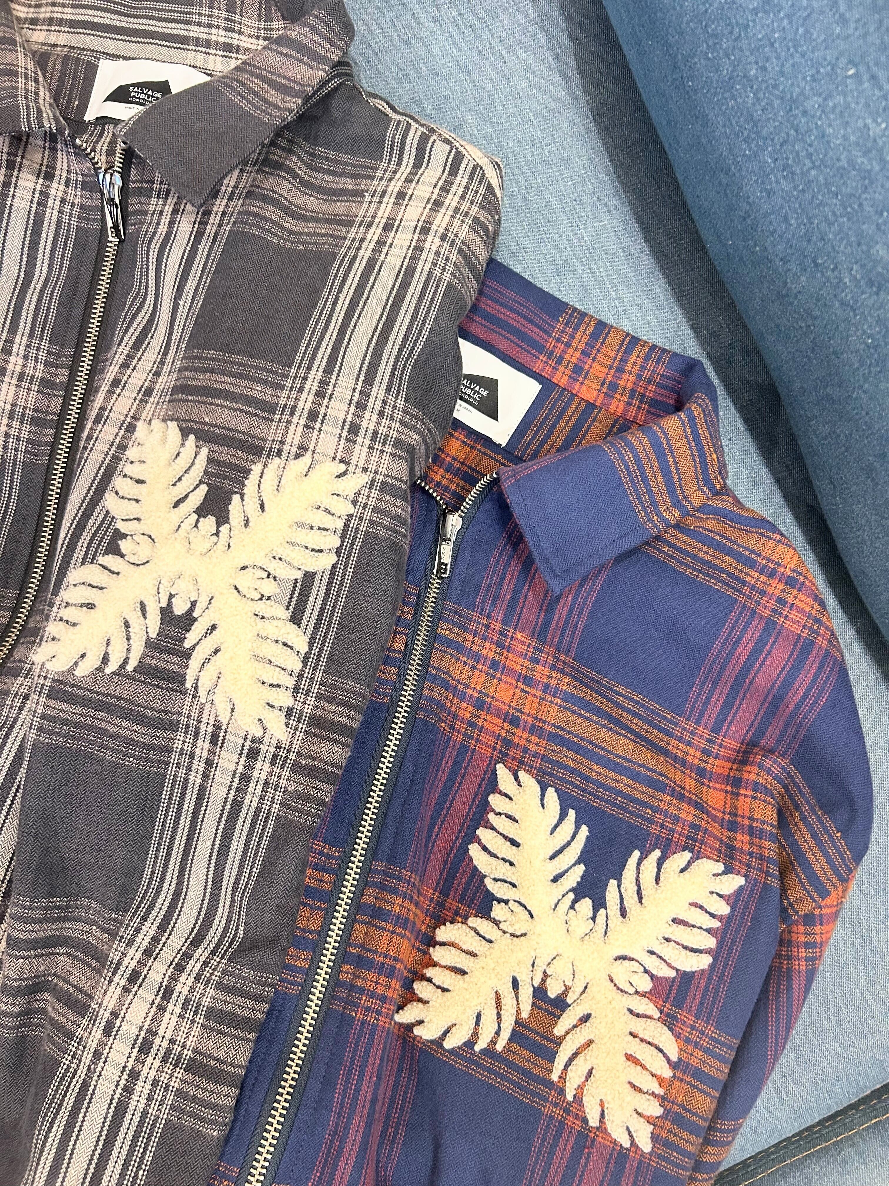 salvagepublic/チェックジップジャケット￥26,000(28,600)