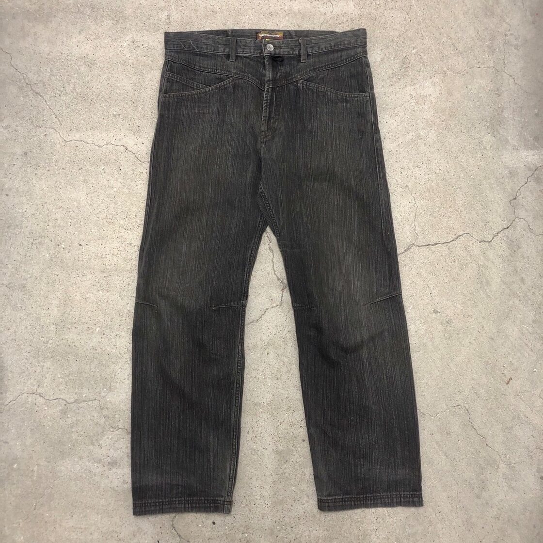 00s balanceweardesign/Draping Denim pants/L/立体裁断デニムパンツ 