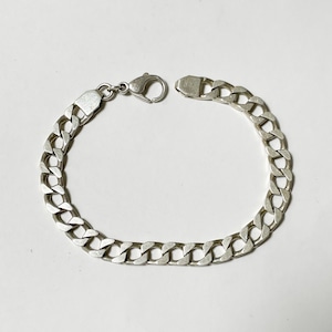 Old Château d'Argent 925 Silver Curb Chain Bracelet