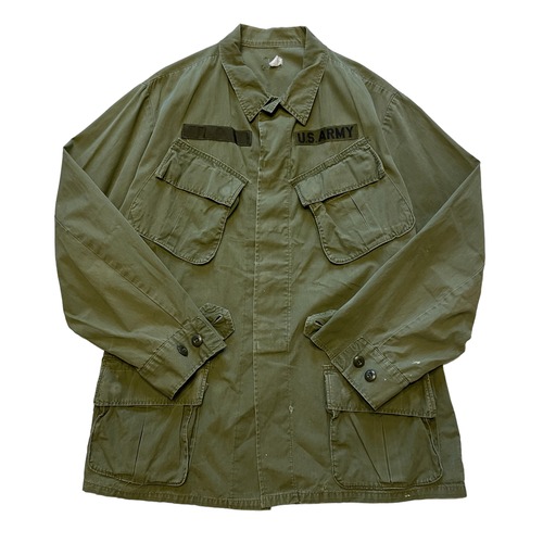 60's U.S.ARMY jungle fatigue jacket 3rd made in USA【M-R】0019