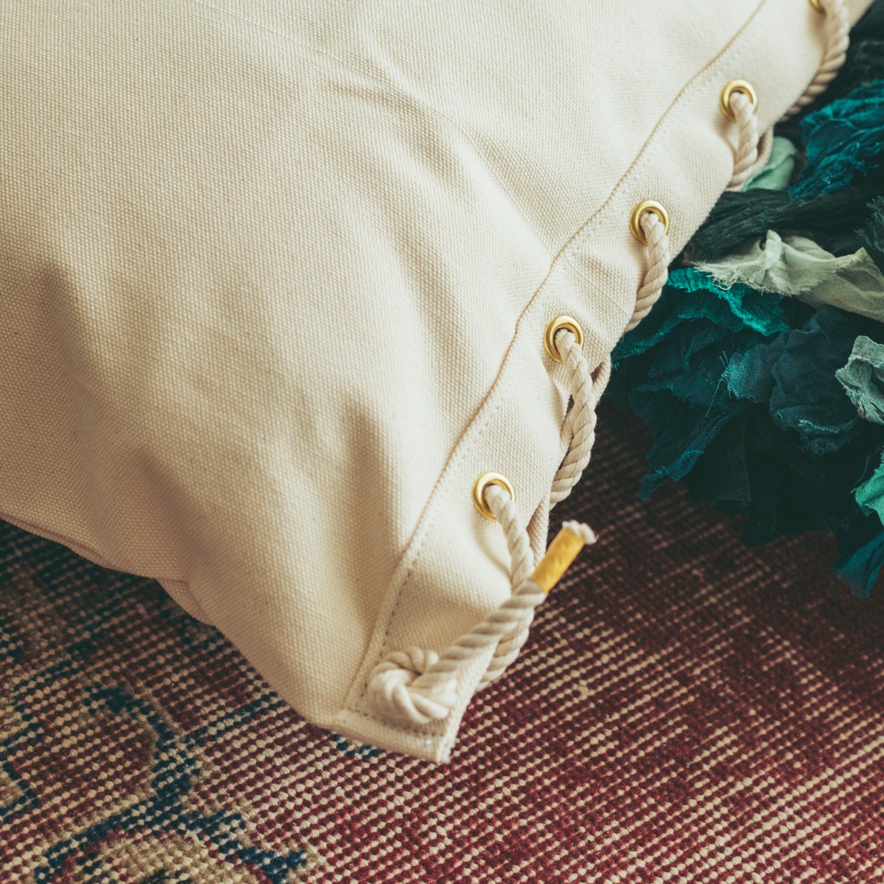 Vintage Canvas Cushion Cover