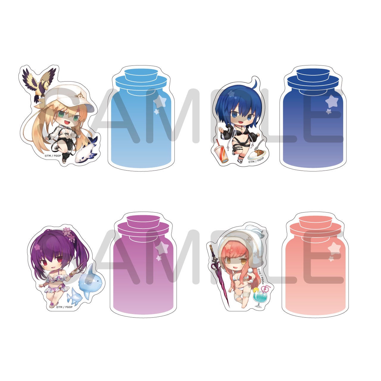 Fate/Grand Order きゃらとりあ ステッカーセット Vol.5 BOX 全12種類