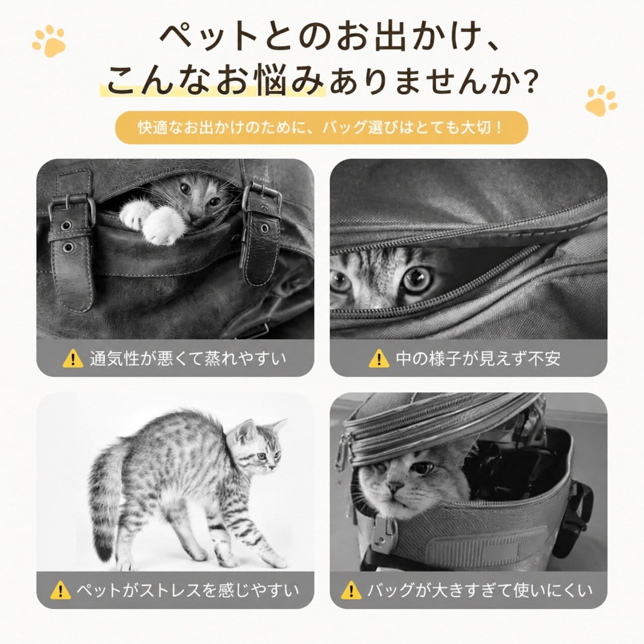 J207. 猫犬用 2WAY ペットキャリーバッグ ぬいぐるみ付きトートバッグ