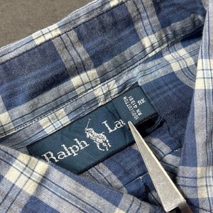 Ralph Lauren plaid shirt M 古着
