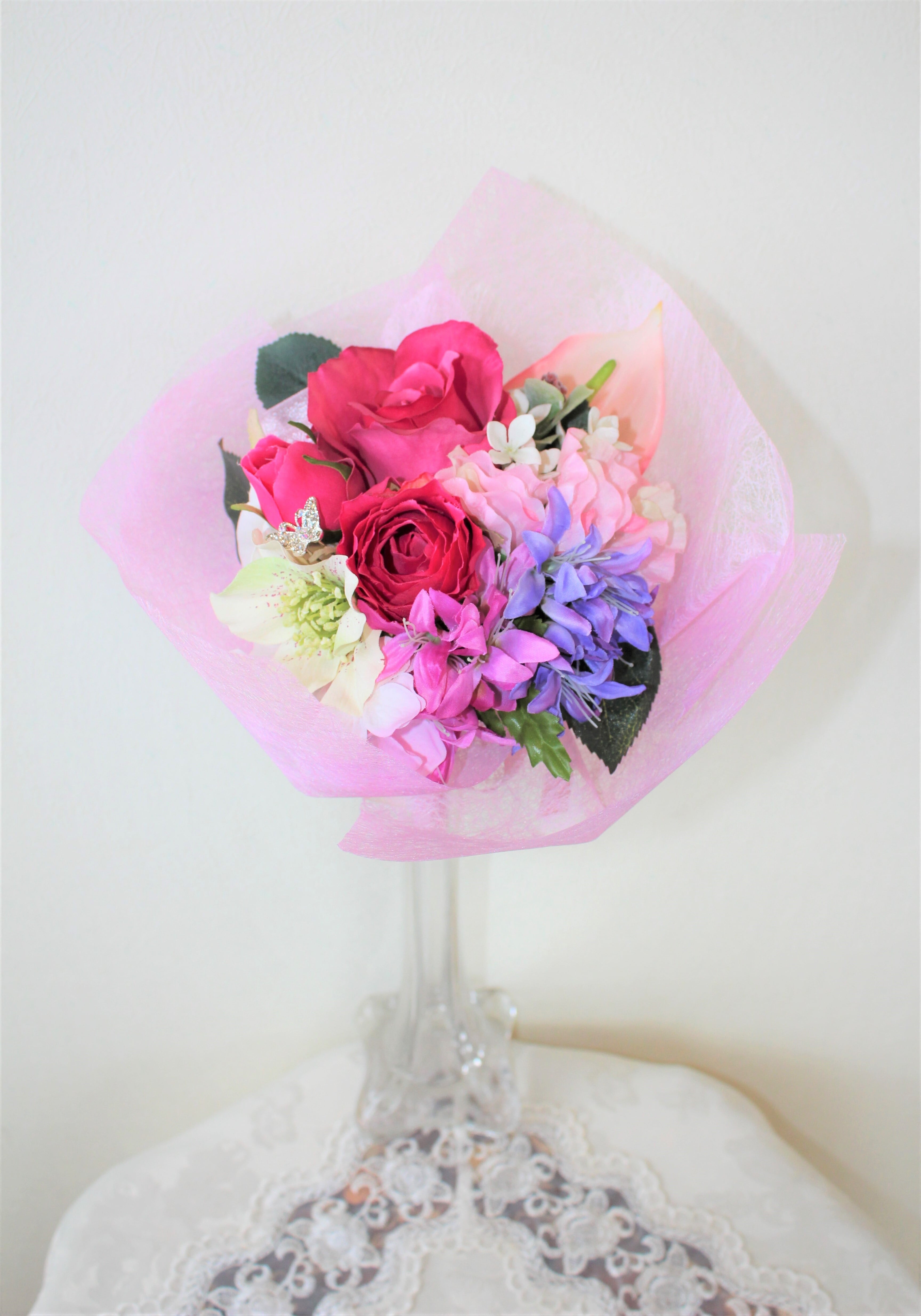 アーティフィシャルフラワーの花束ブーケ | gracek