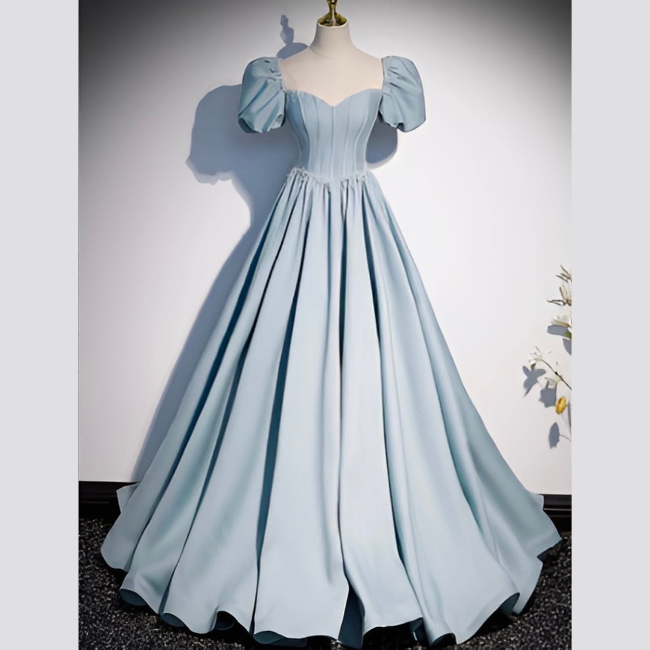 縦ラインすっきりパフスリーブR 1347