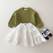 【取寄】Dailybebe  厚手リブトレーナー ｜秋服｜韓国子供服｜26/AT