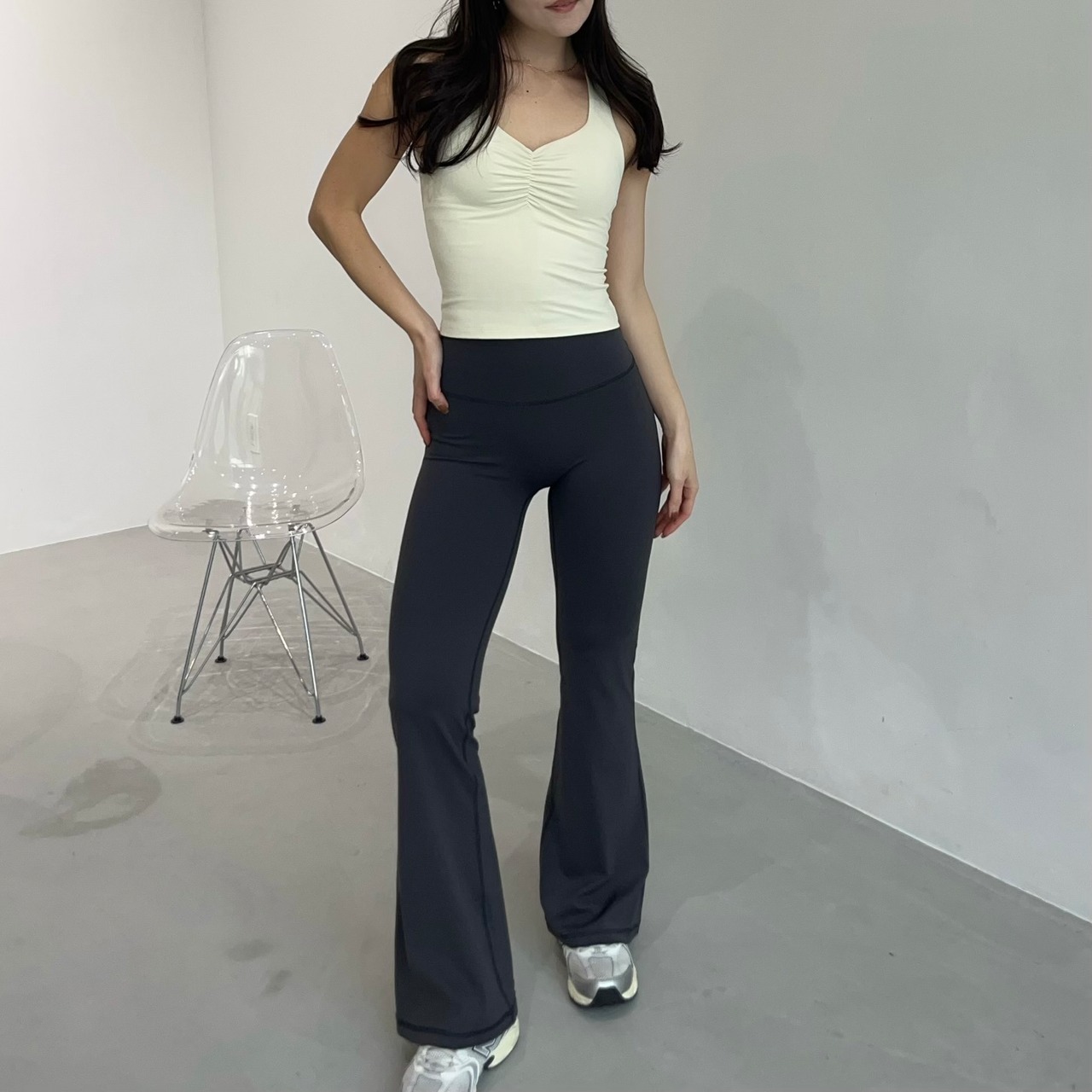 Refined Flare Leggings【3 colors】