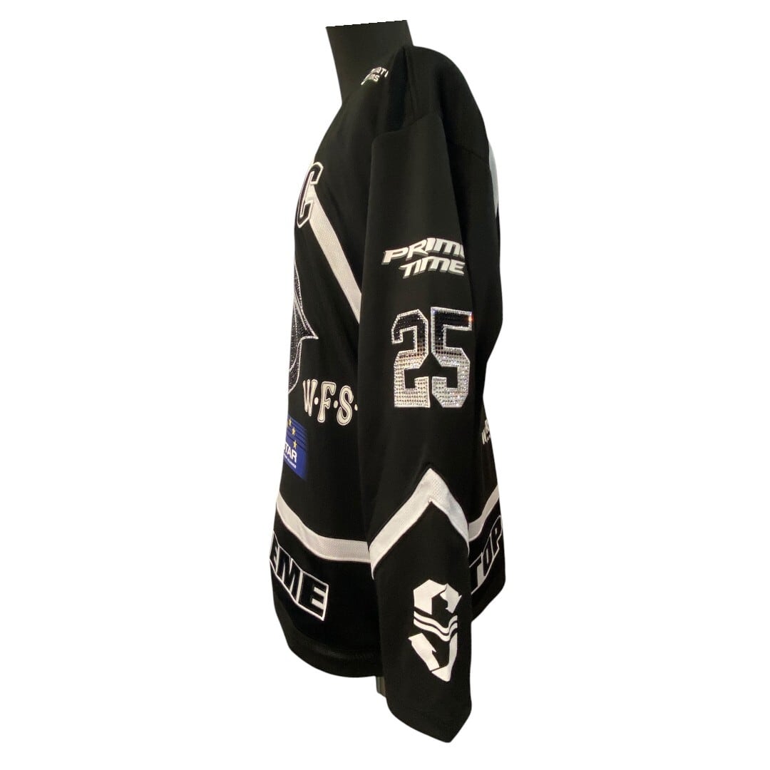 Supreme】シュプリーム Rhinestone Hockey Jersey 
