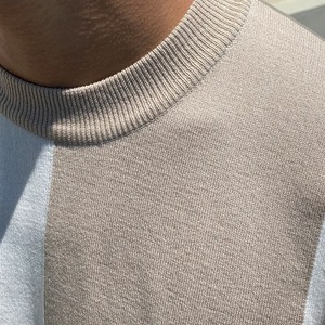 カラーブロックニットTシャツ　MT0080236