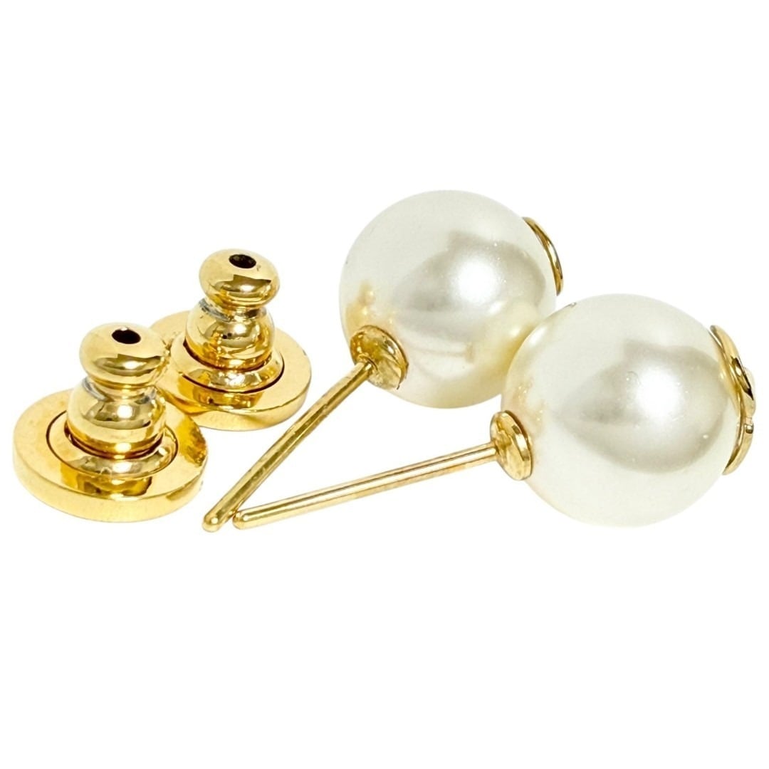 ヴァレンティノ レディース Vロゴ シグネチャー パールビーズ ピアス