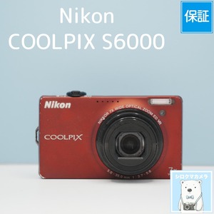 Nikon COOLPIX S6000 デジカメ スマホ転送OK フルセット シロクマカメラ a7567