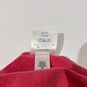 Lands'end ランズエンド 半袖 ポロシャツ M (38-40) /ピンク/猫目ボタン