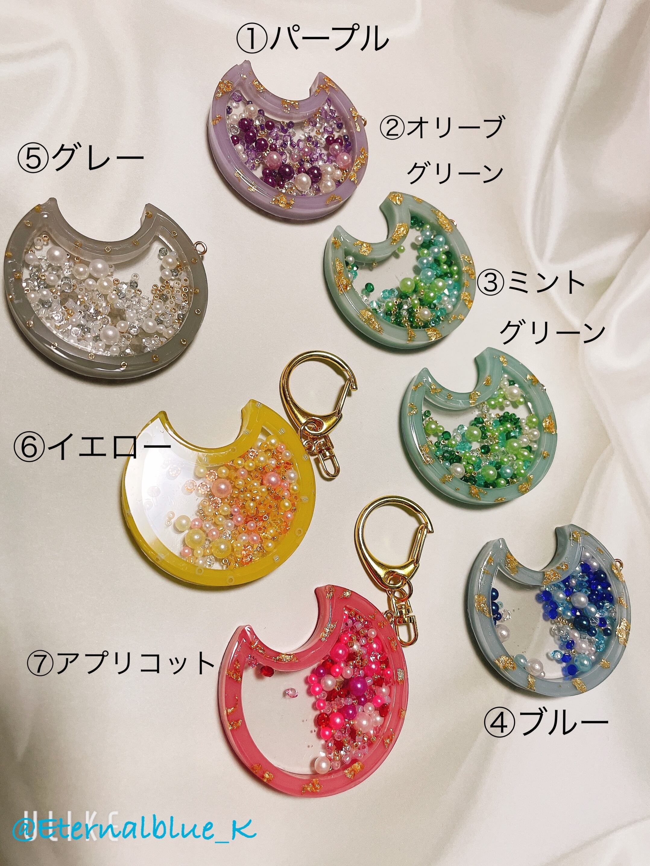 名入れ♡グリーンレター キラキラ イニシャル ネックレス ハンドメイド 名入れ♡グリーンレター キラキラ イニシャル ネックレス ハンドメイド