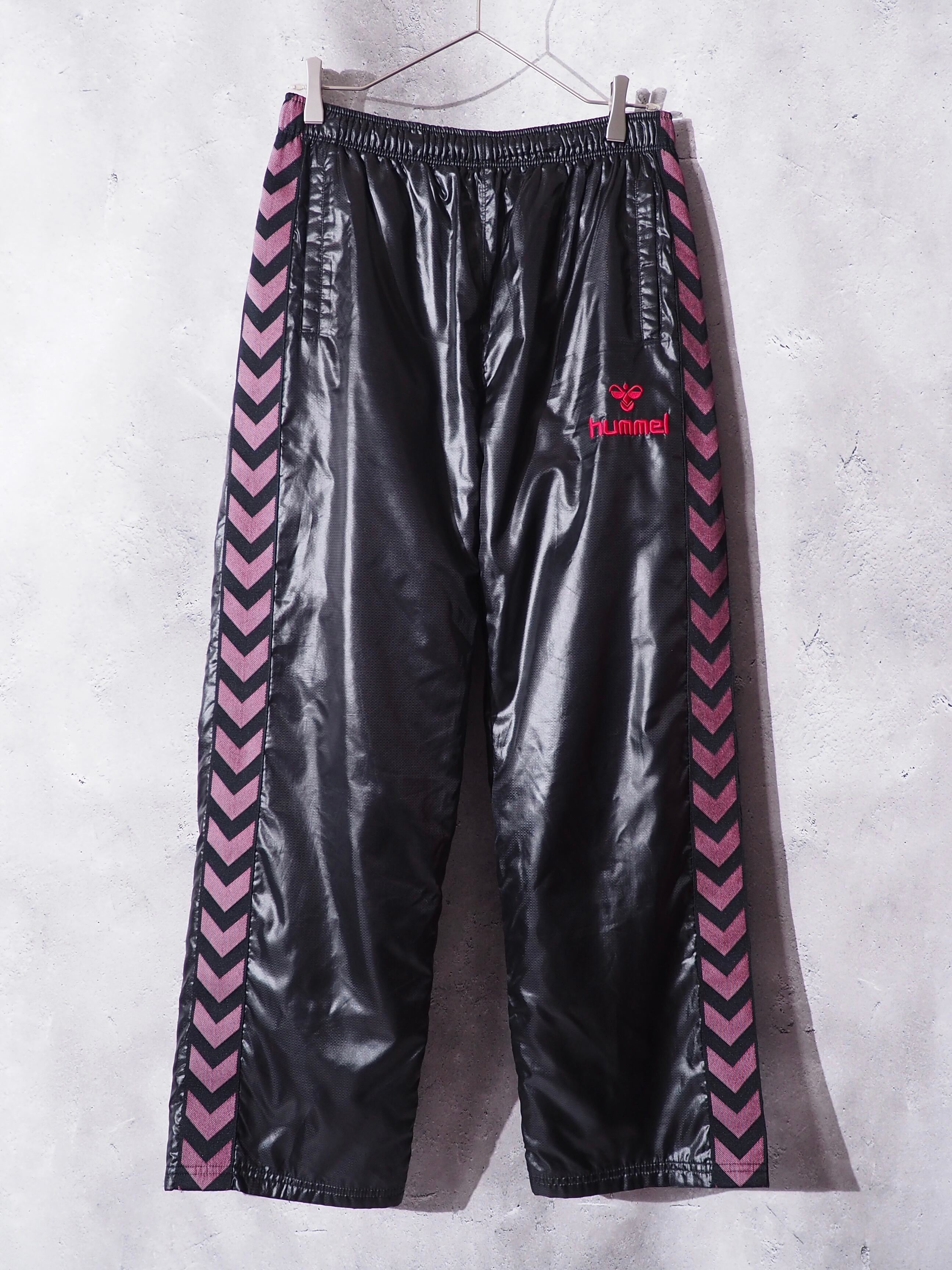” hummel ” arrow line × logo embroidery track gross pants
