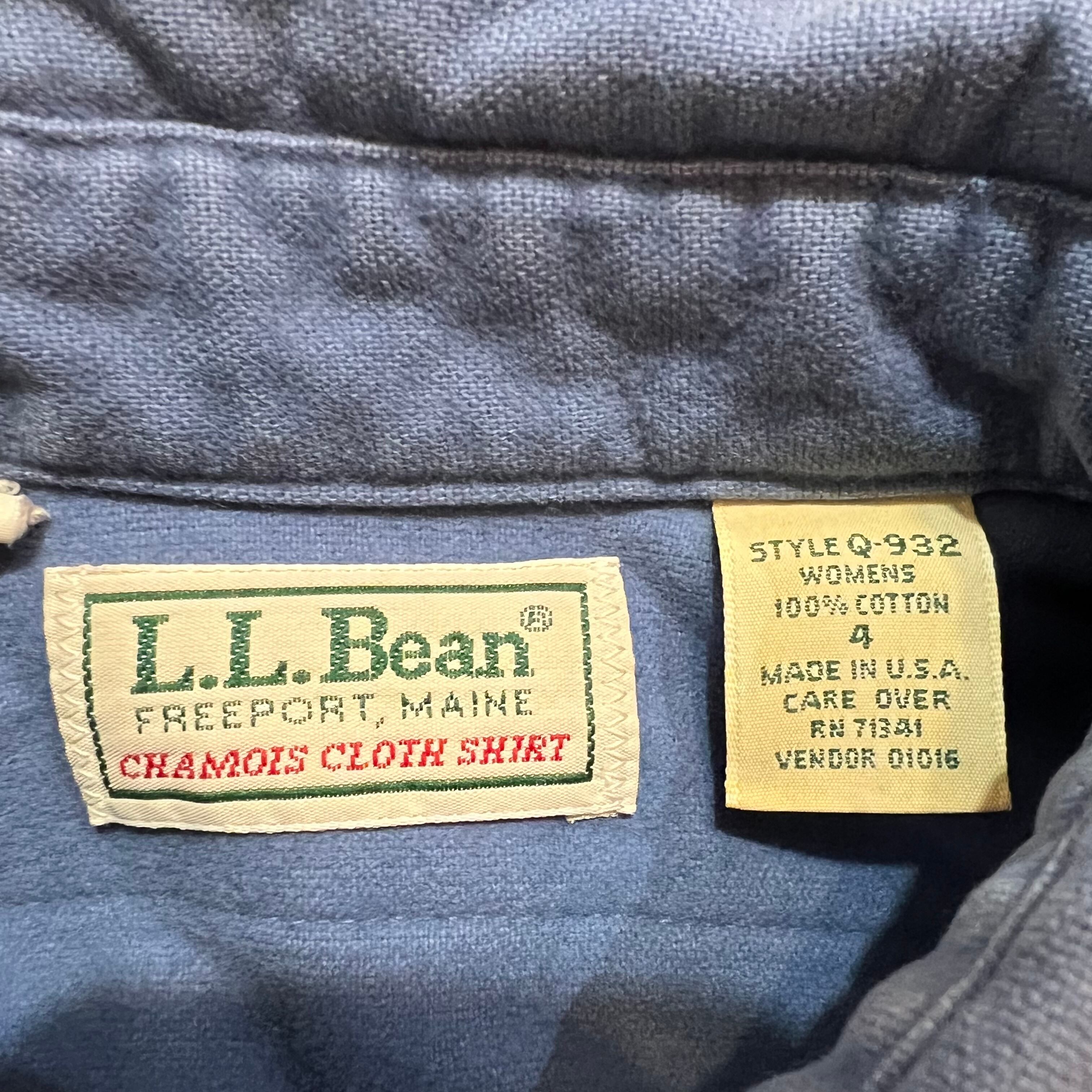 L.L.Bean / エルエルビーン USA製 シャモアクロスコットンシャツ