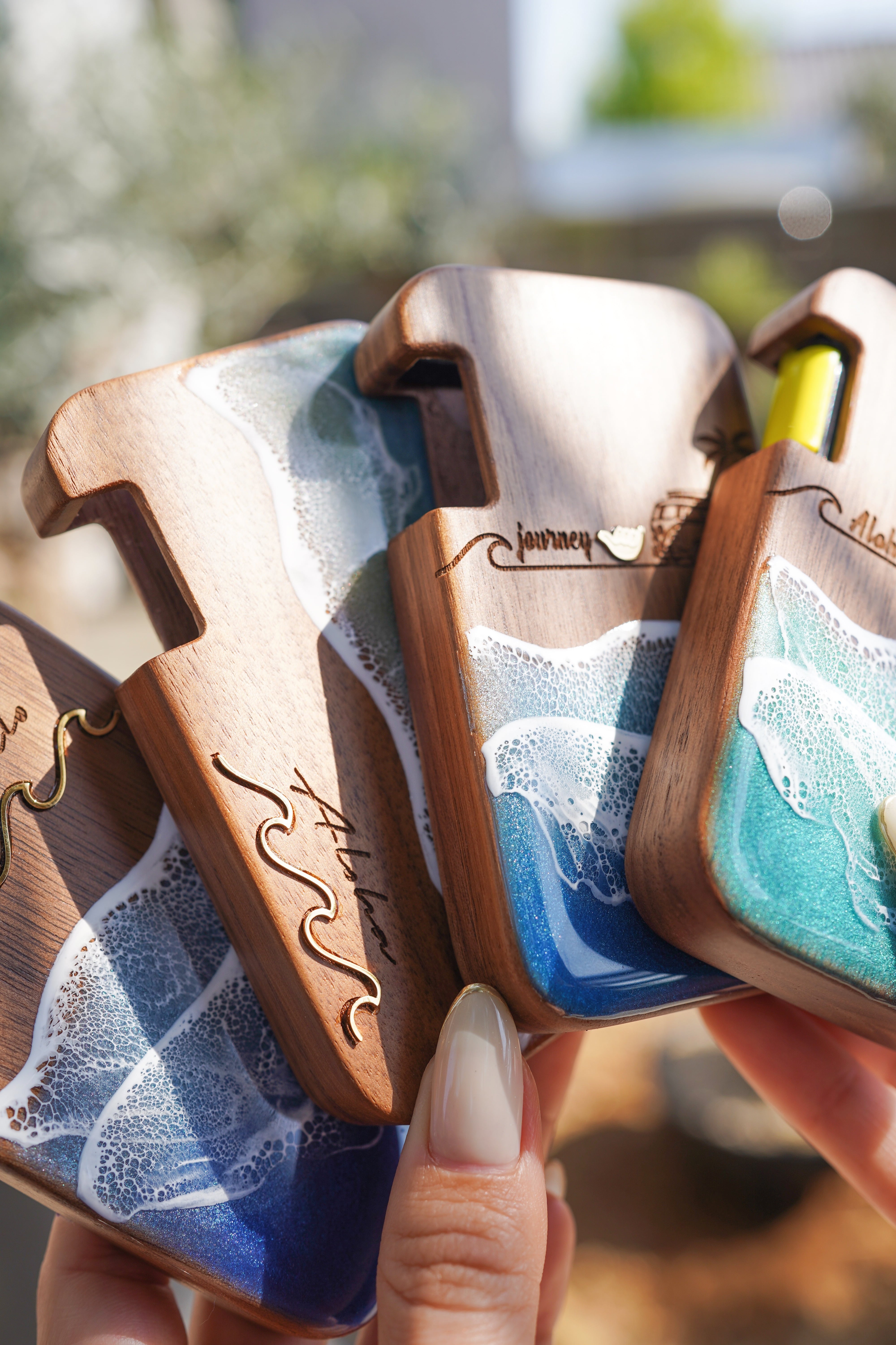 MINTIA wood case(resin) | ALOHA GLASS