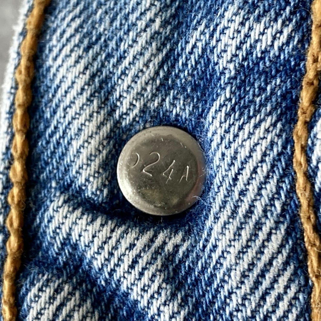 W35 L40】90s US.Levis 501 リーバイス エルパソ工場(524) ボタン裏