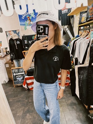 ALOHACOCOBEACHCLUB ワンポイントTEE（ブラック）