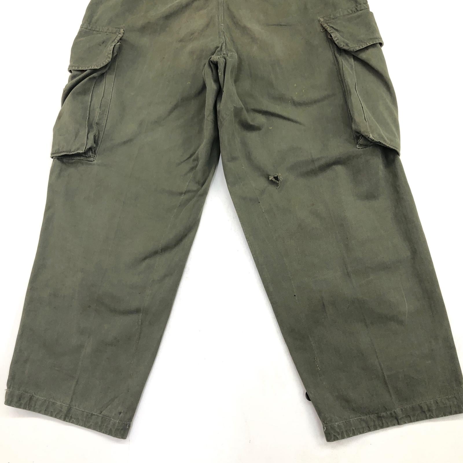 FRENCH ARMY フランス軍 60年代 M-47 カーゴパンツ 後期型 むきだし 1