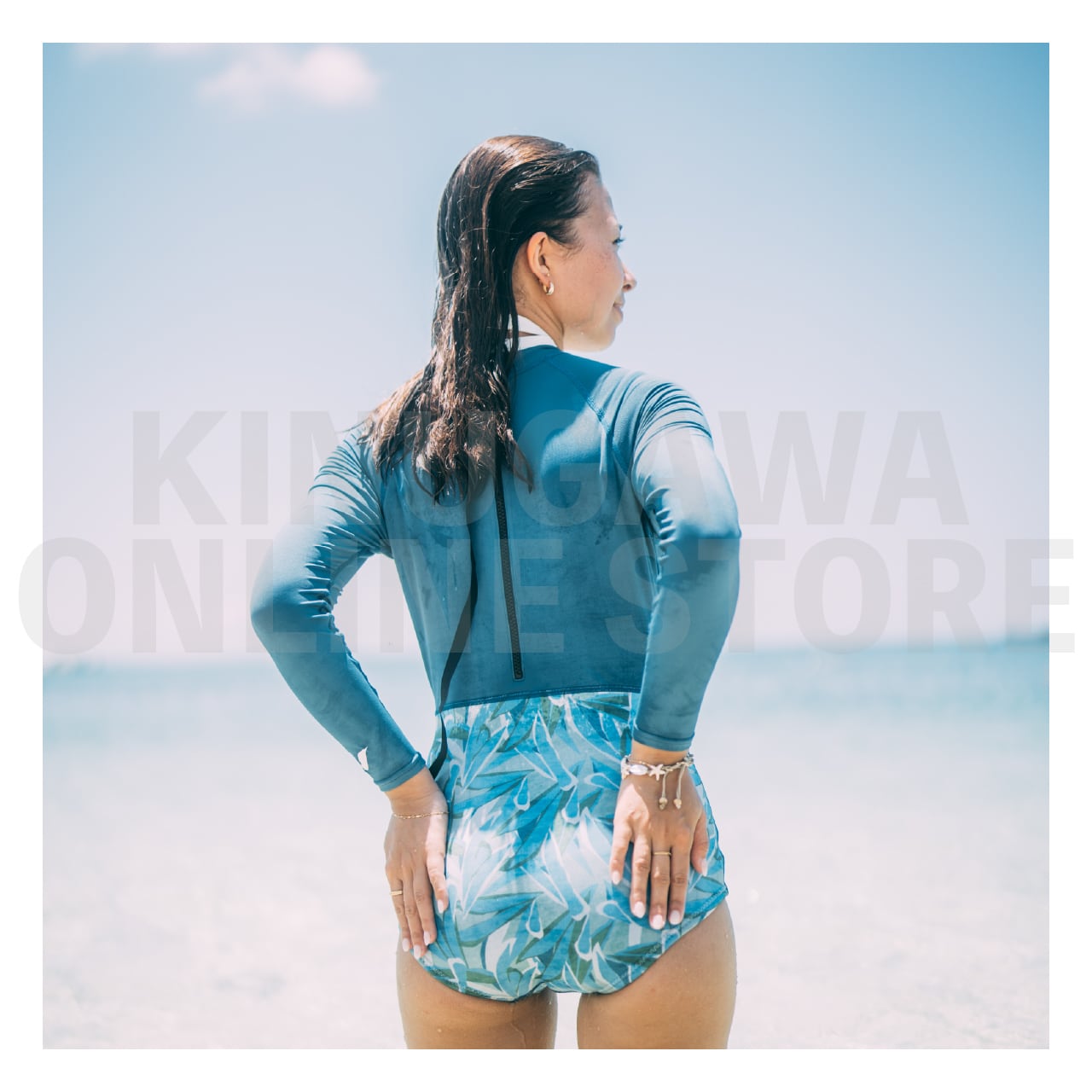 【OnlineStore限定】ラッシュロングスプリング ウィメンズ GULL ガル ラッシュガード