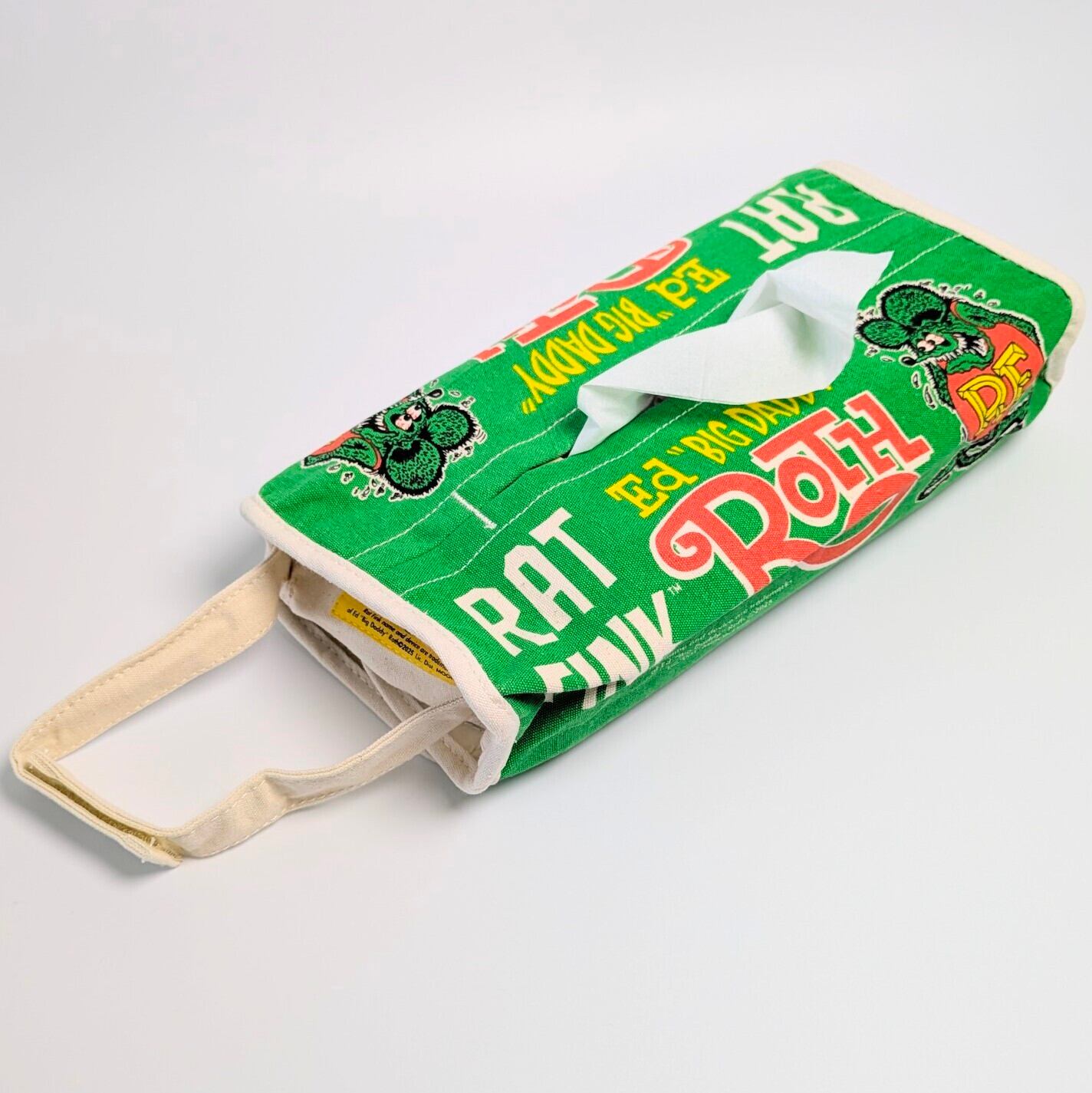 【 RATFINK ( ラットフィンク ) 】 Tissue Cover / ティッシュ カバー 吊り下げ〚アメリカン雑貨 アメトイ〛