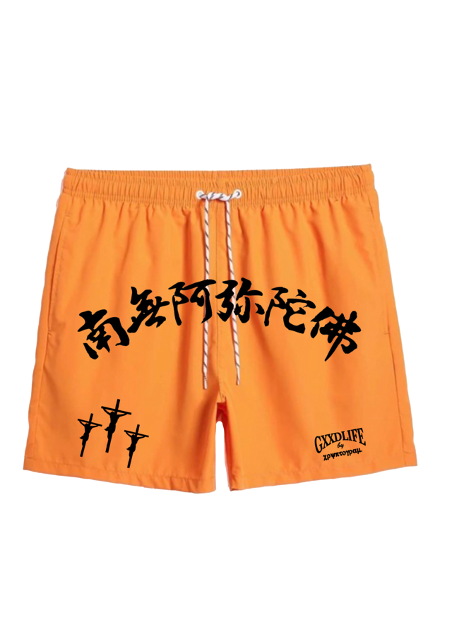 【新品】GXXDLIFE / 南無阿弥陀仏 Swimming Pants / L