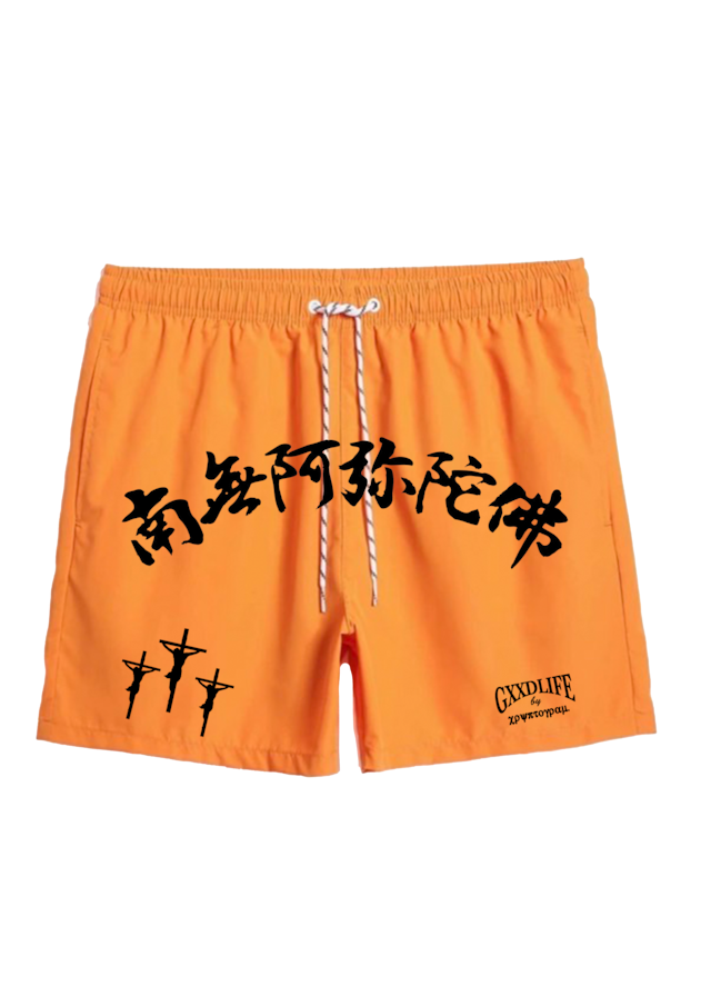 【新品】GXXDLIFE / 南無阿弥陀仏 Swimming Pants / L