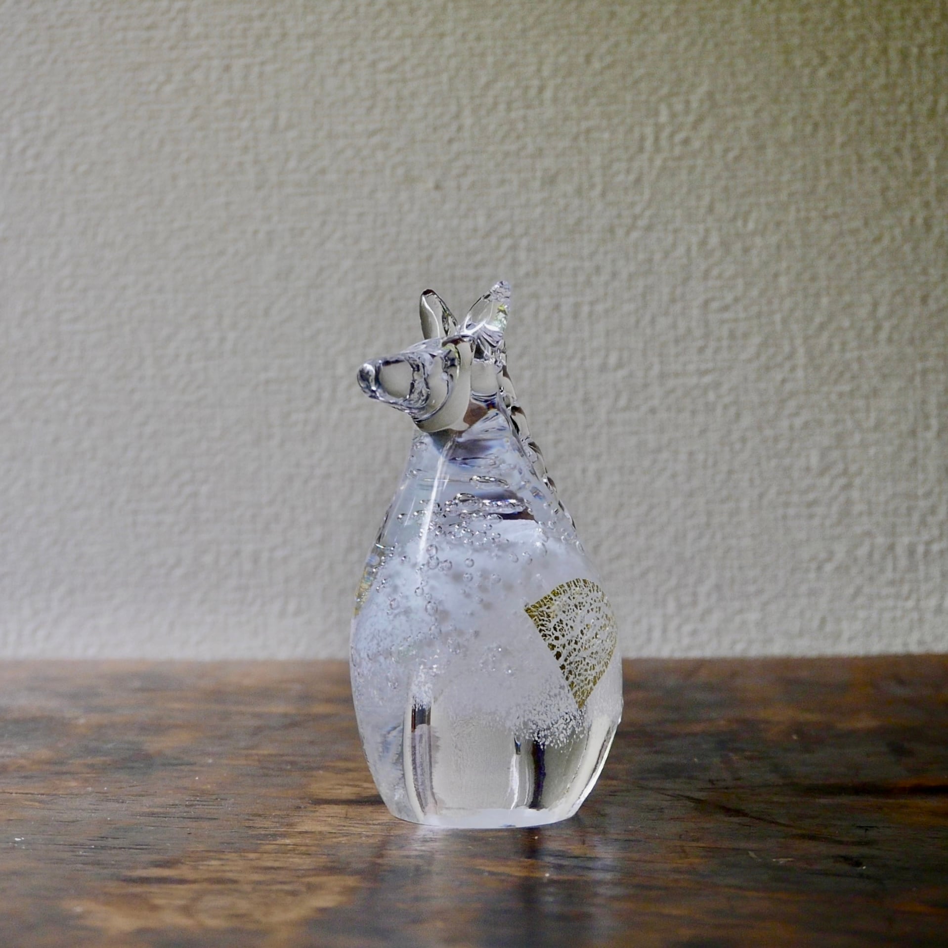 25冬】干支(高さ10cm) ガラス午L 宵馬(パープル) | TSUNE;田中恒子の器