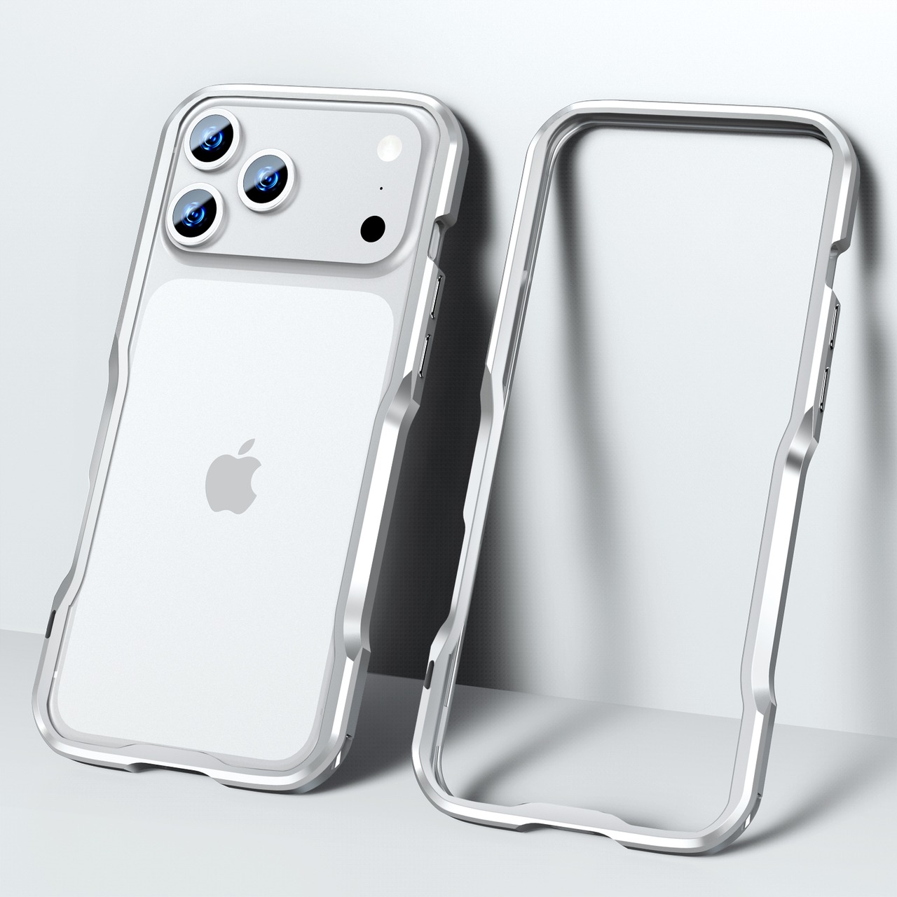 ◆iPhone 17/Pro/Pro Max/Air◆ Minimal Curve Metal Frame Case / ミニマル カーブ メタル フレーム スマホケース