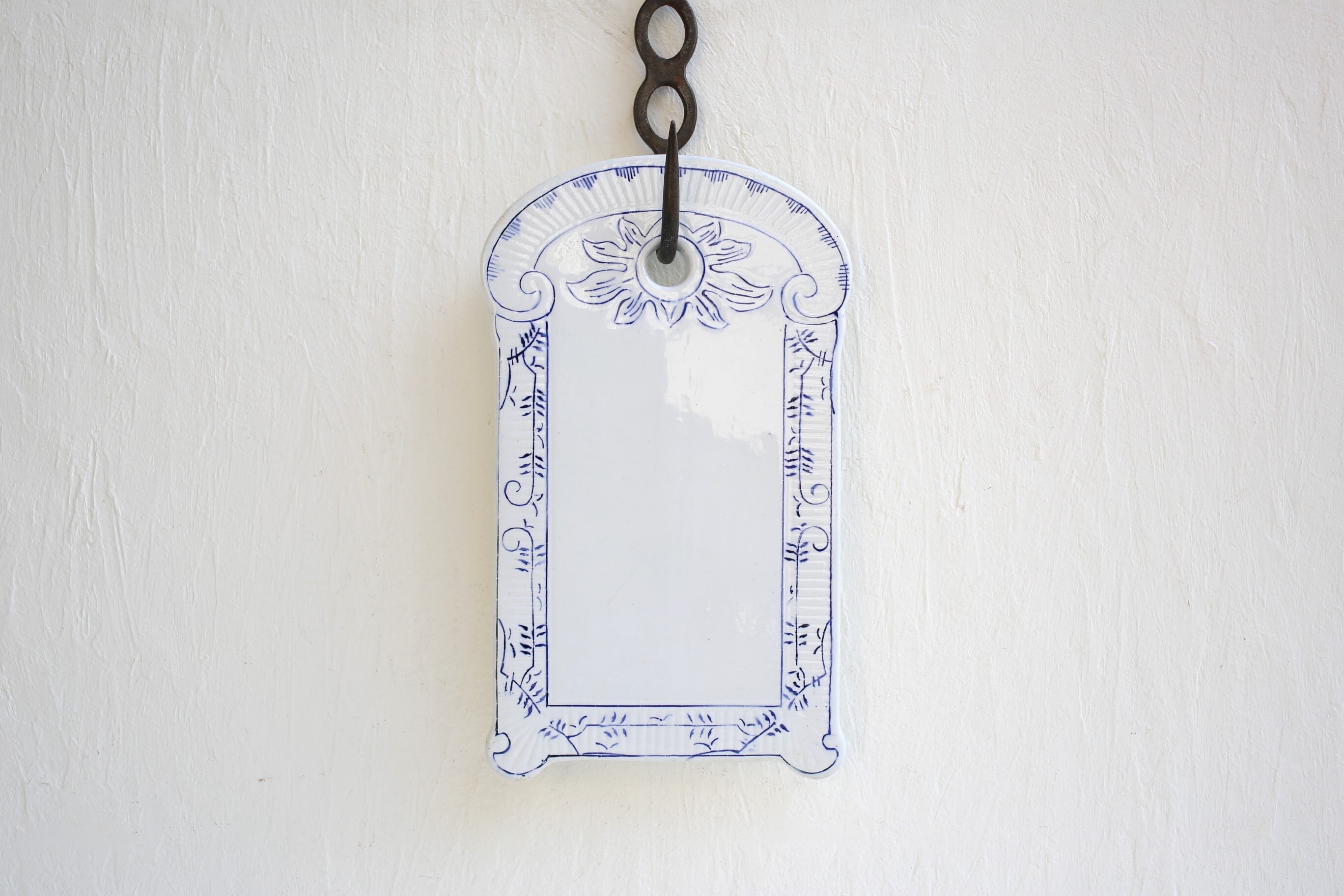 ベルギー アンティーク ヴィンテージ BOCH窯 陶器製 カッティングボード N-04627