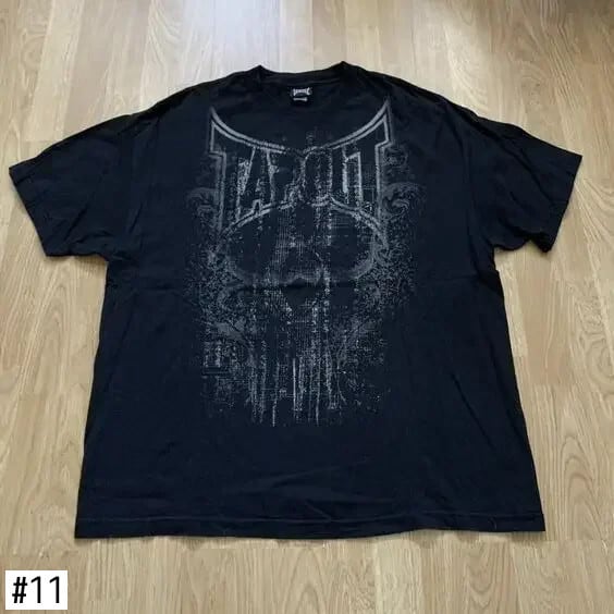 Y2K Tシャツ夏のヒップホップ赤ラウンドネック特大長袖 Tシャツメンズ