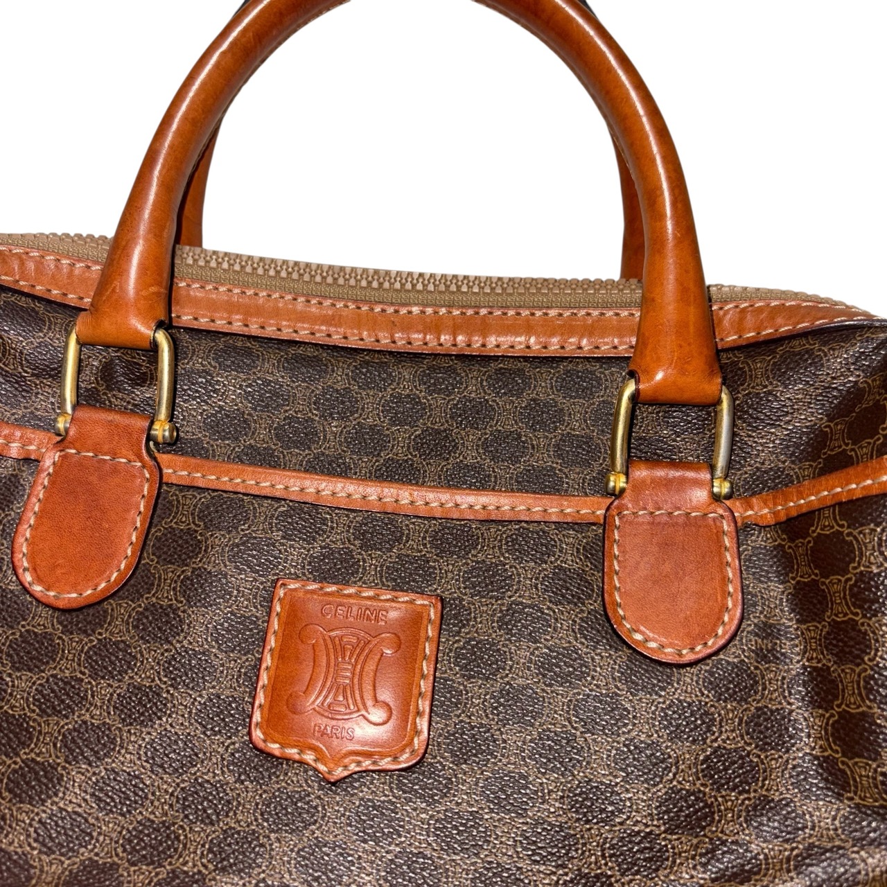 vintage CELINE macadam hand bag