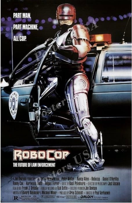ロボコップ RoboCop 1987年 リプリント ポスター 61cm x 91.5cm POSE161445