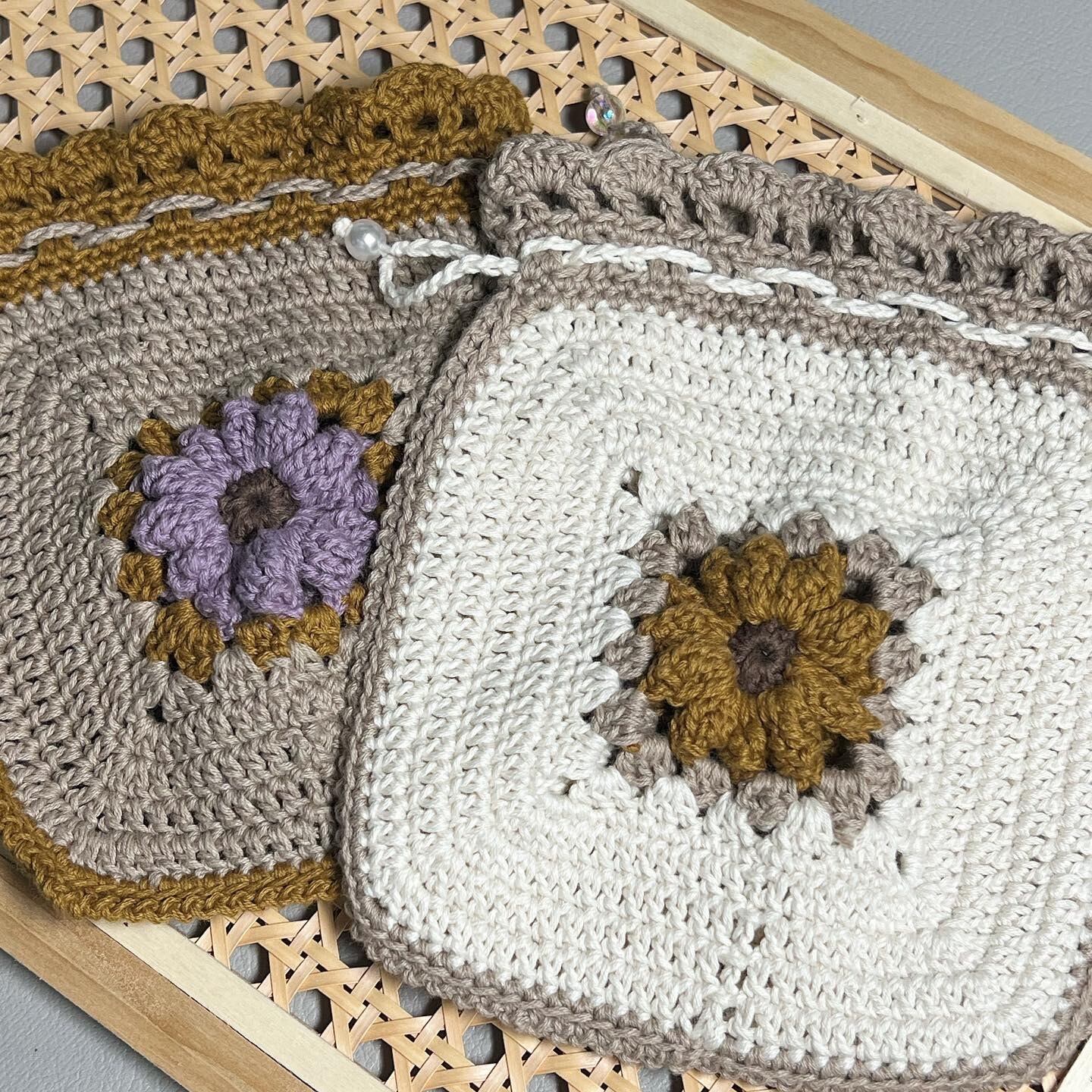 グラニースクエアミニ巾着ポーチ | Handmade Shop nana.