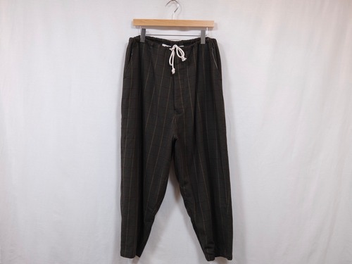 Marvine Pontiak shirt makers”Pajama Pants 2 Citron Green Check”