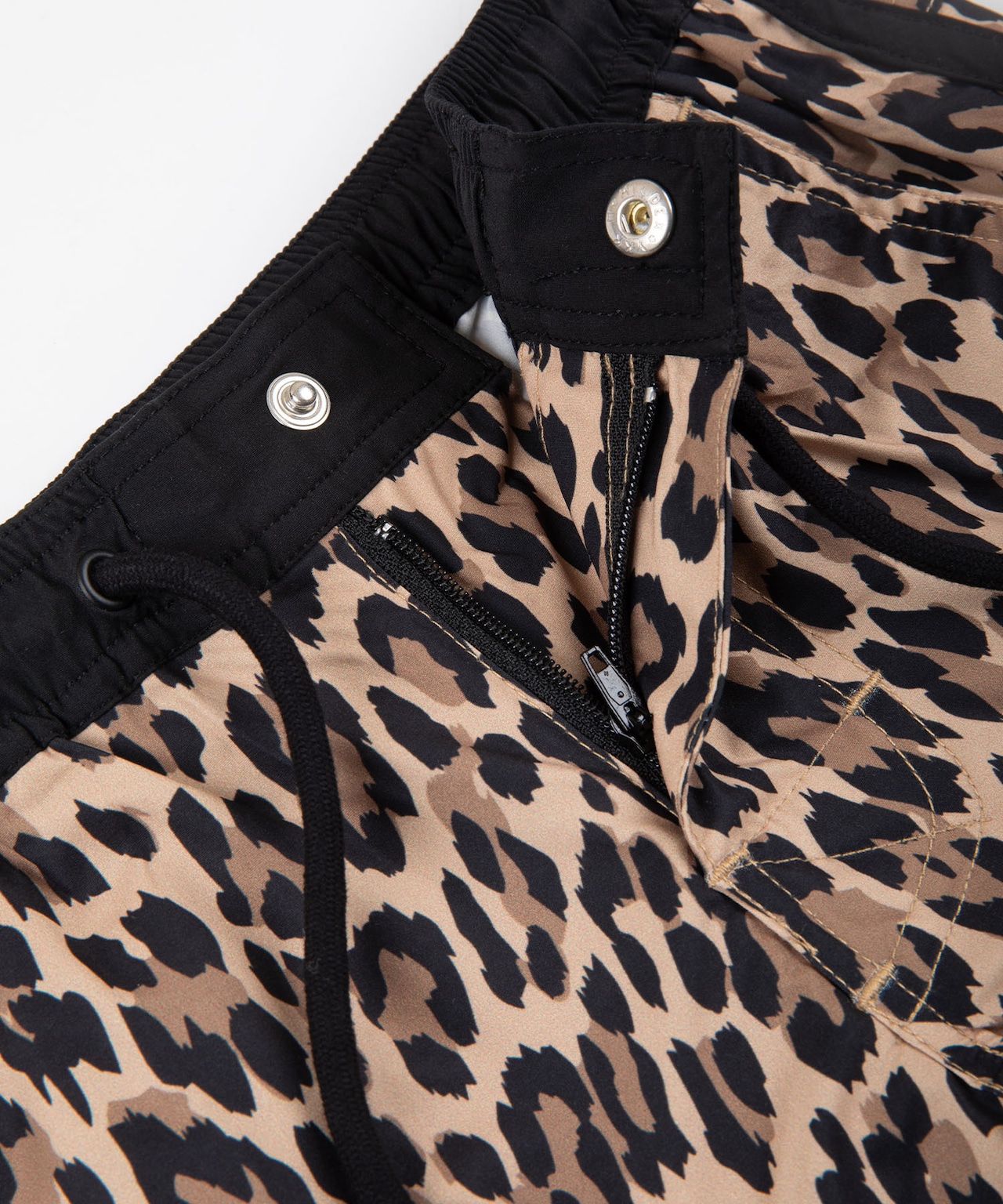 【mini】LEOPARD PIPING BOARDSHORTS for KIDS［RSW076］