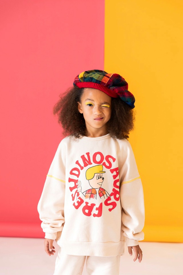 【3y-8y】Fresh Dinosaurs 24aw　/　トップス　スウェット　子供服　BEAR SWEATSHIRT