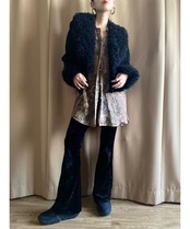 EMBA black mink fur volume jacket-3719-10