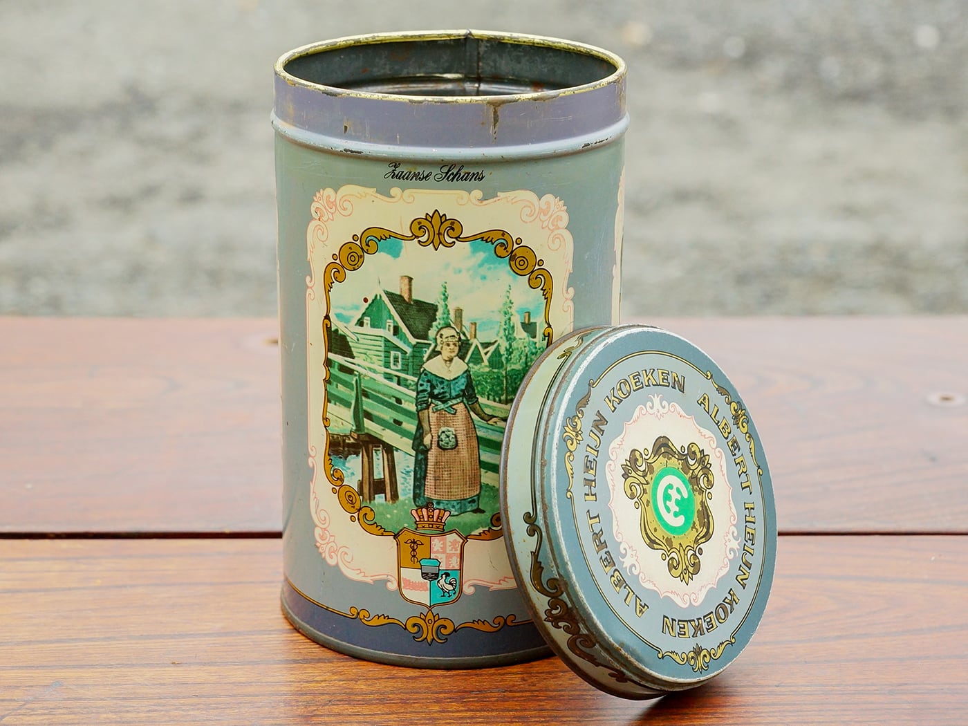 ヴィンテージ オランダ 缶 Tin缶6個☆アメリカ／vintage／COCOA缶