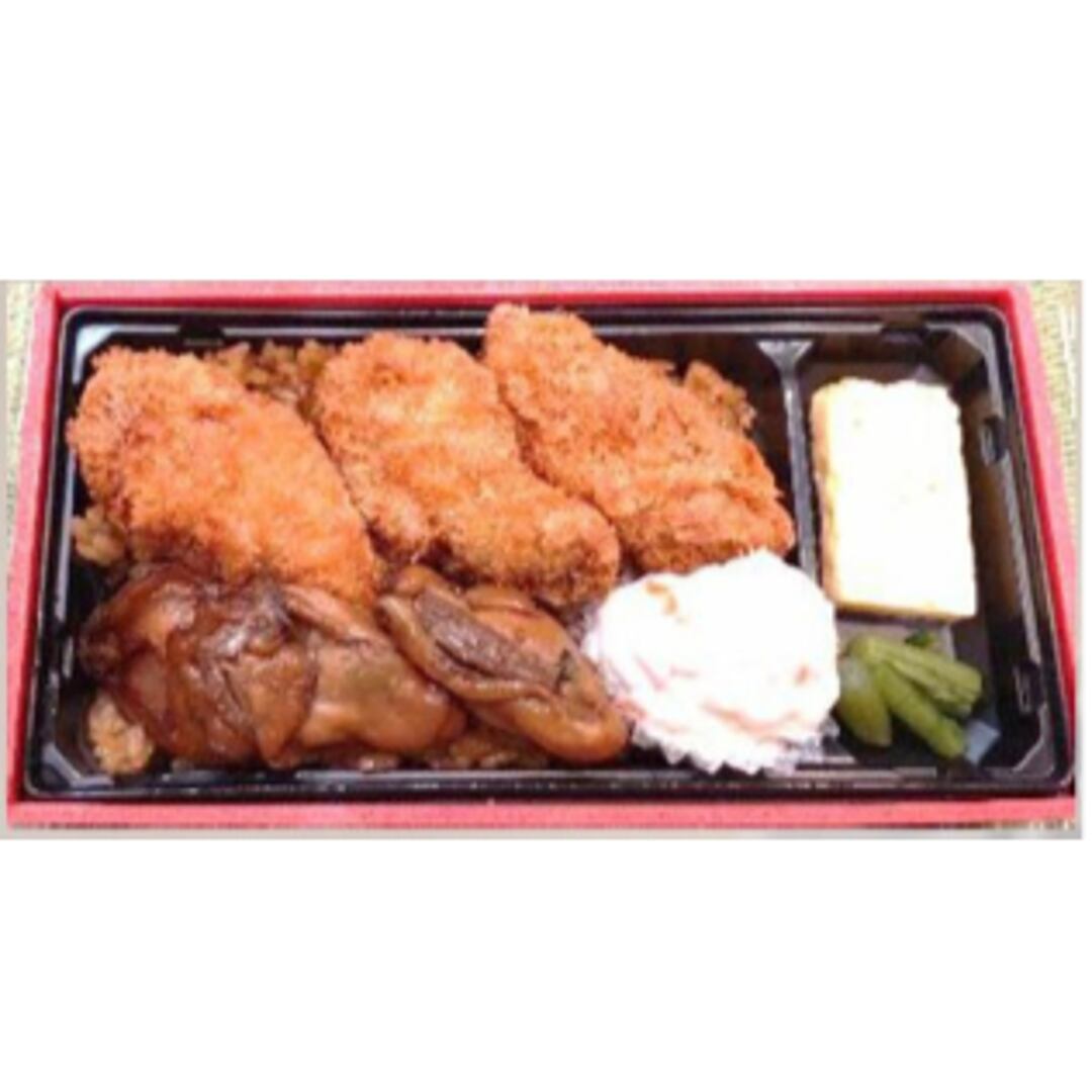 〈魚定〉広島カキ飯&フライ弁当 1折