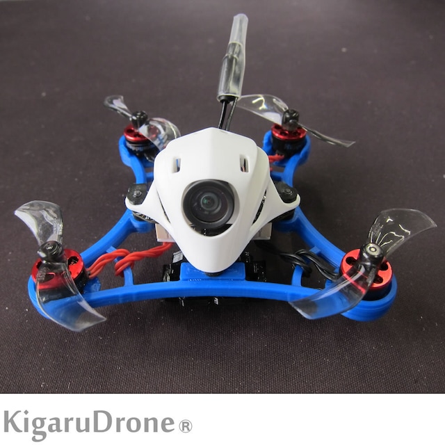 【玄人向けELRS2】KigaruDroneオリジナル FreeStyle 「Ninja V2.1 STM」 1S MicroDrone 完成機 ELRS2 PH2.0コネクタ ブザー付