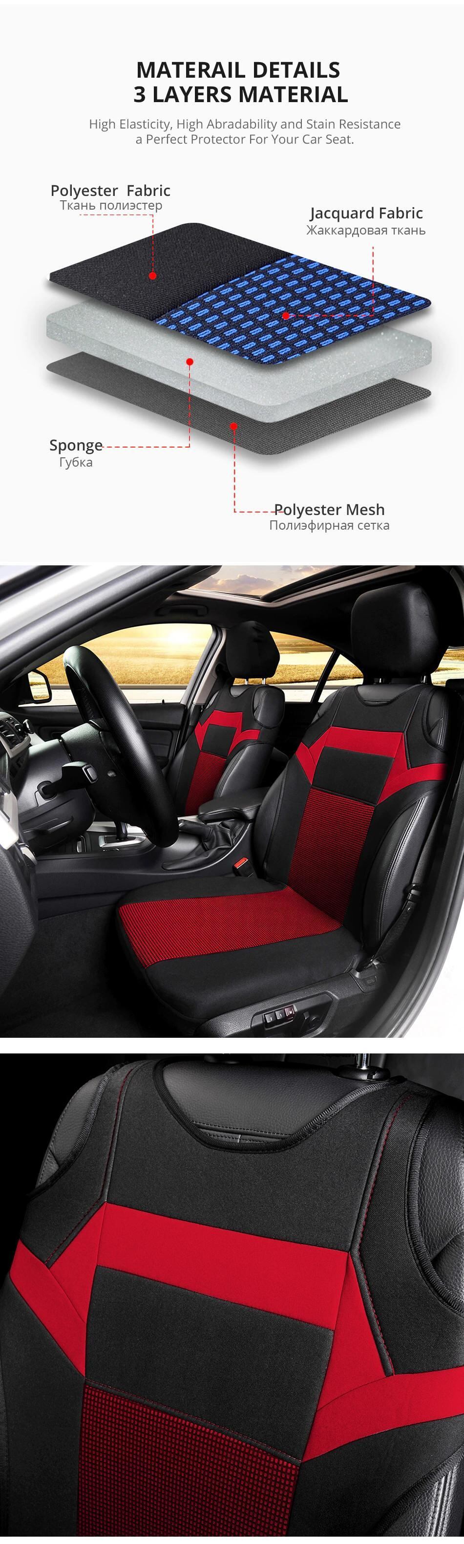 新作 Tシャツカーシートカバーユニバーサルフィットフロントシート